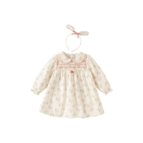 DAVE&BELLA Детские платья с маленьким цветочным принтом