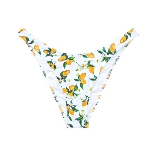 Victoria's Secret Женские Плавки с Лимонным Принтом