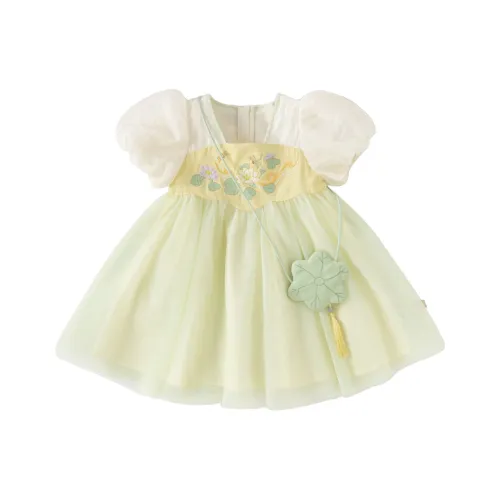 DAVE&BELLA From the Eastern Series Green Kids Платья