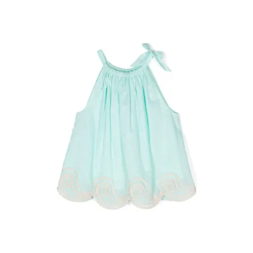 Zimmermann Платье SS24 Платье Аква-синий Подростки Аква-синий