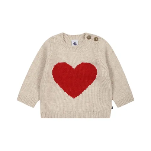 PETIT BATEAU Бежевый Детский Свитер
