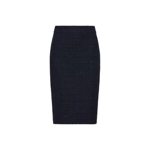EMPORIO ARMANI Повседневный Длинный Юбка Женские Синий