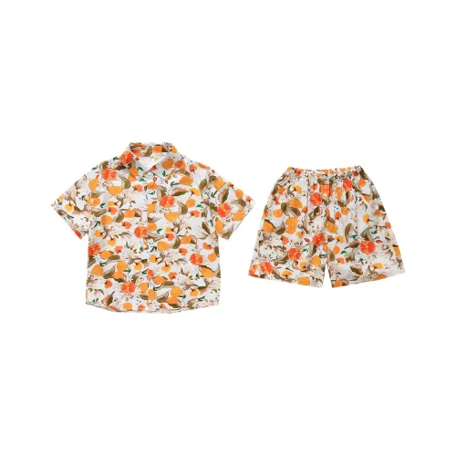 La Cergo Комплект Рубашка Matching Детский Апельсин