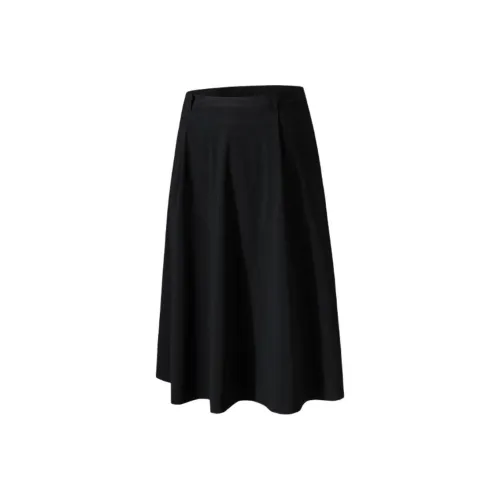 Anta Champion All Weather Series Повседневный Длинный Юбка Женская Основная Черная