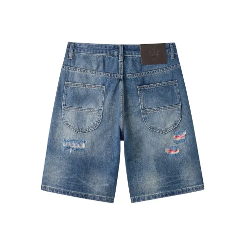 Maserati Синий Унисекс Джинсовые шорты