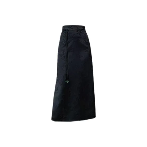 ABBY GODDESS Повседневная длинная юбка женская черная