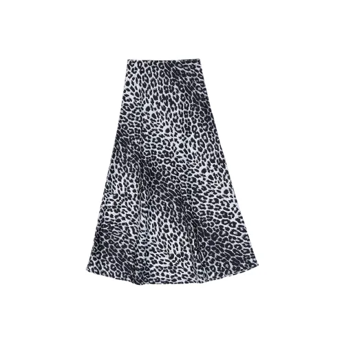 ERIRI Повседневный Длинный Юбка Женская Черная