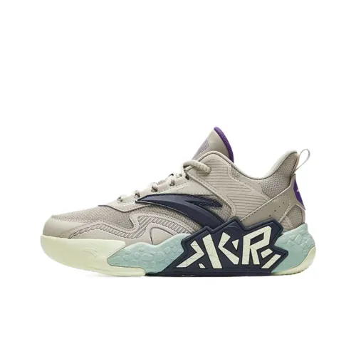 Antakids Slip-resistant амортизаторы с устойчивостью к истиранию MID Топ Детские баскетбольные кроссовки