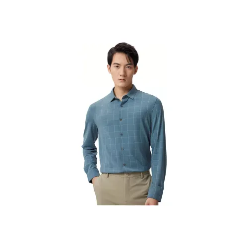 K BOXING Рубашка Мужская Коралловая Зеленая