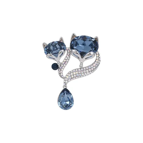 Фиолетовый Медный Броши Унисекс