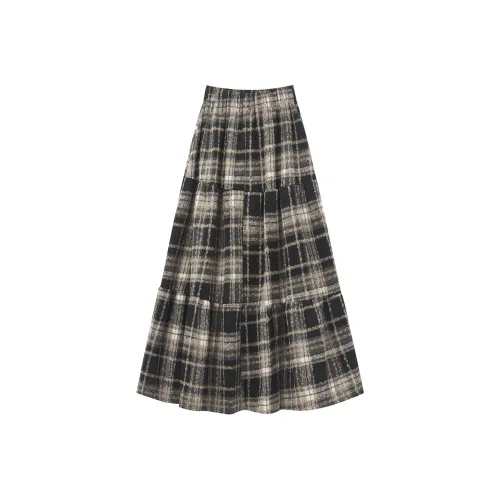 XUANSHU Повседневный Длинный Юбка Женские