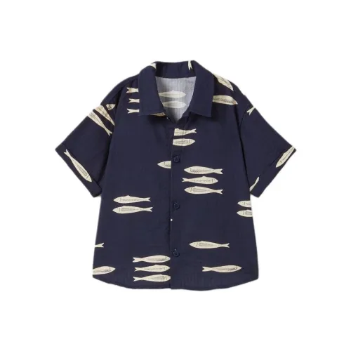 ZARA Морской синий Kids Рубашки