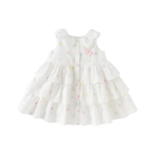DAVE BELLA Платье Многоцветное Точка Дети Возраст 3-7 лет