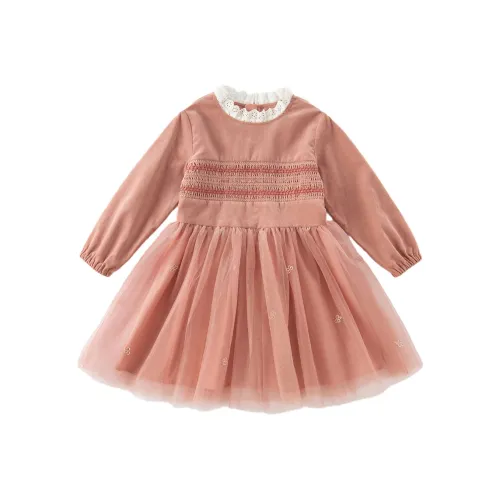 DAVE BELLA Детское платье розовое для малышей