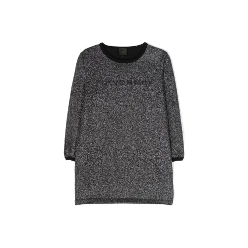 Givenchy Серебристо-серый Kids Платья