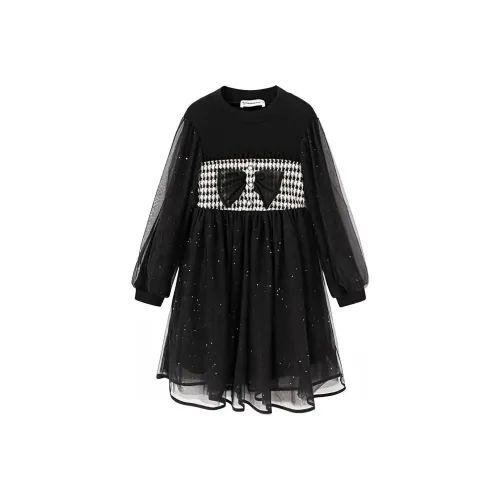 Hungry Dogs Детское платье черного цвета