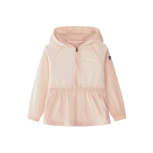 FILA KIDS x WiggleWiggl Одежда с защитой от солнца весна шелк розовый детский