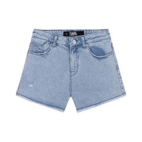 Karl Lagerfeld Джинсовые шорты Женские Синие
