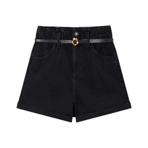 EICHITOO Джинсовые шорты Женские Черные