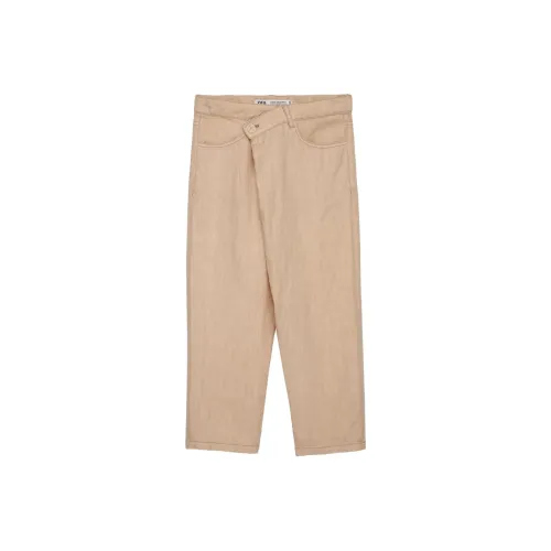 ZARA Джинсы Kids Песочного цвета