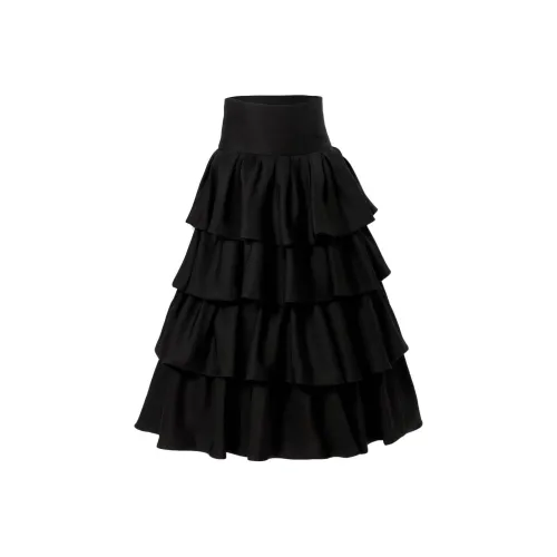 CarolinaHerrera Повседневный Длинный Юбка Женские Черный