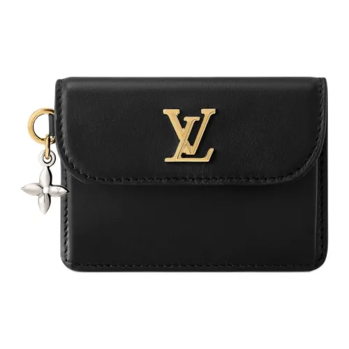 LOUIS VUITTON RECTO VERSOTiny Телячья кожа Держатель для карт Женские Черный