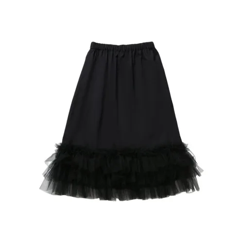 COMME DES GARCONS SHIRT Повседневный Длинный Юбка Женские Черный