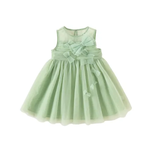 DAVE&BELLA Зеленый яблочный Kids Платья
