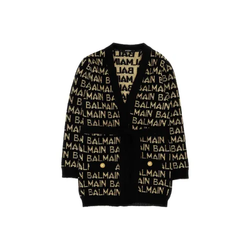 BALMAIN Черный Kids Свитеры