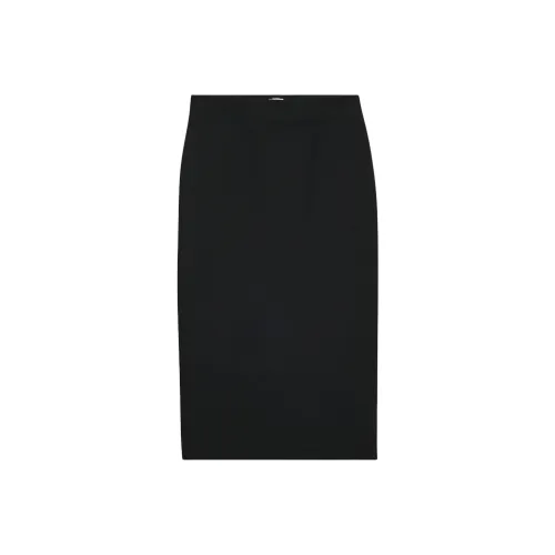 ARITZIA WILFRED Nora Ponte Юбка Повседневная Длинная Юбка Женская Черная Черная