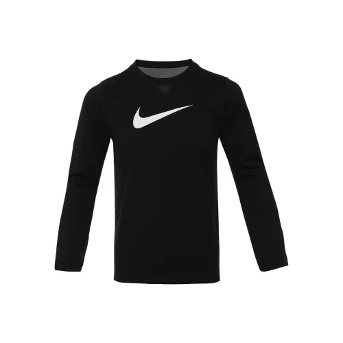 NIKE Dri Fit Черная Школьная возраст Футболка