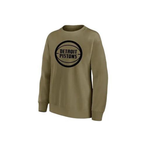 NBA Detroit Pistons Fanatics Баскетбольная Джерси Женская Армейская Зеленая