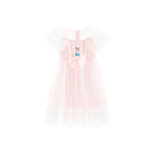 Disney Детское платье розовое для детей 3-7 лет