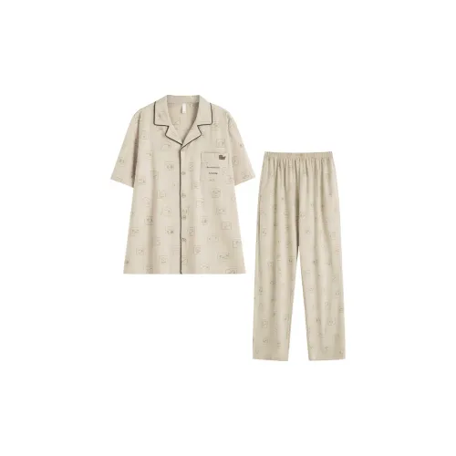 DUOQIAOMEI Изображение Цвет Мужской Пижамный Комплект