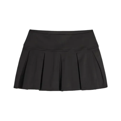 Hollister Повседневные короткие юбки Женские Черный
