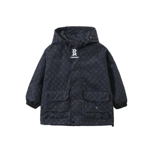 HEINBBE Тренчкот Черный Подростки