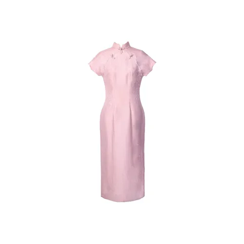 Одежда Cut By Time Чонсам Женская Розовая