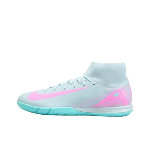 Nike Mercurial Superfly 10 Футбольные бутсы с нижним слоем устойчивые к истиранию мужские синие и розовые