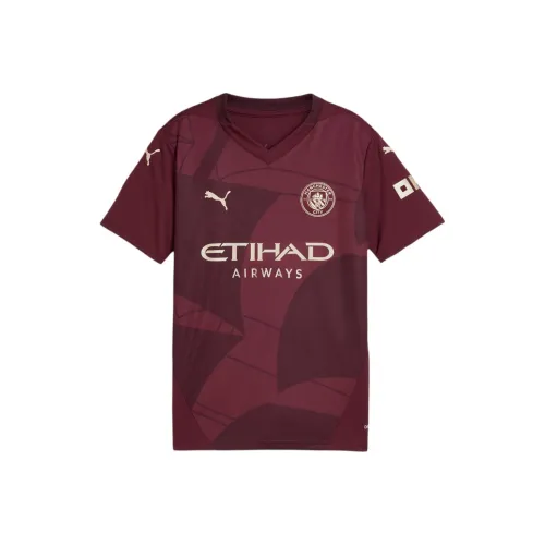 PUMA Manchester City SS24 T-Shirt Red Teenagers