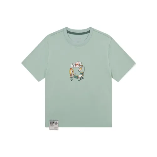 QIAODAN T-рубашка удобная зеленая детская