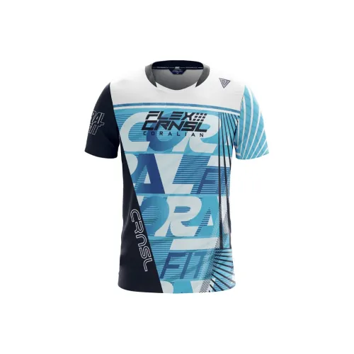 CORALIAN Бадминтон Джерси Женские Синий Белый