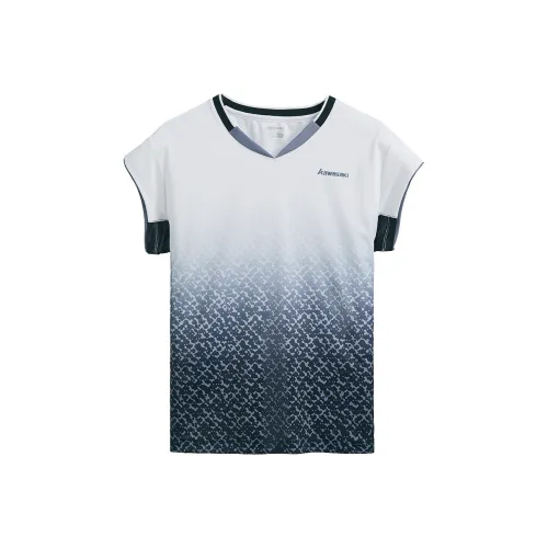 Kawasaki Бадминтон Джерси Женские Черный Серый