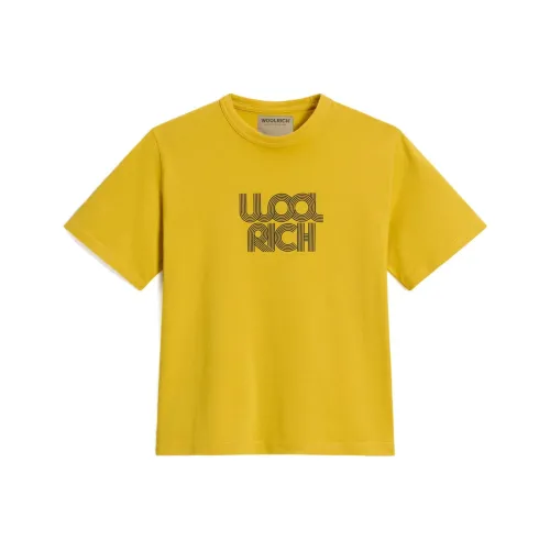 WOOLRICH SS24 T-Shirt Лимонно-желтый Детский