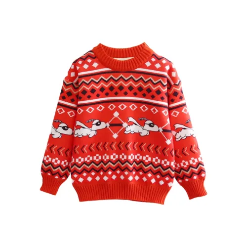 SNOOPY Свитер Красный для детей 3-7 лет