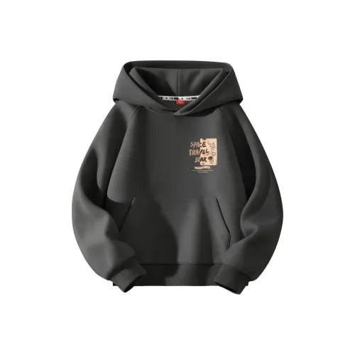 FAIRWHALE Космос Воздушный шар Рок Серый Детские Свитшоты