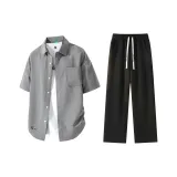 Дымчато-серый + Черный