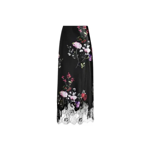 ALICE+OLIVIA Повседневный Длинный Юбка Женская Многоцветная