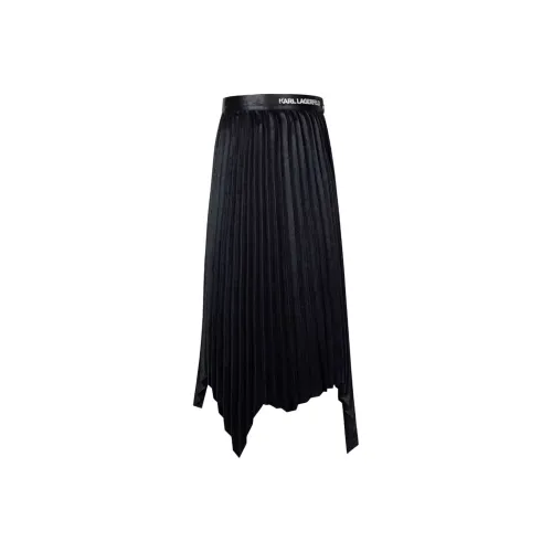 KARL LAGERFELD Повседневный Длинный Юбка Женские Черный