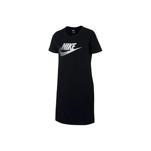 nike Черные Платья для девочек