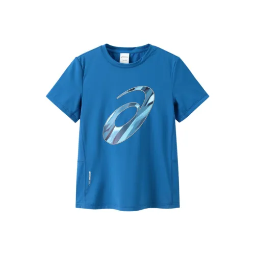 ASICS Синий Унисекс Футболки